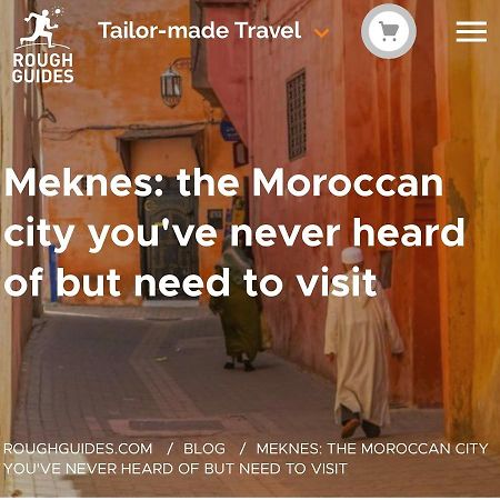 Meknes Hamria Leilighet Eksteriør bilde